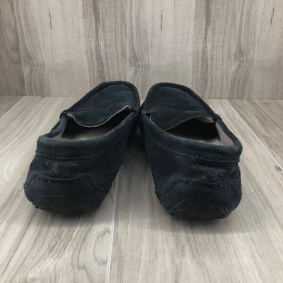 Ugg Slippers Mens 10 Alder Blue Suede Slip On Shoes main image 9